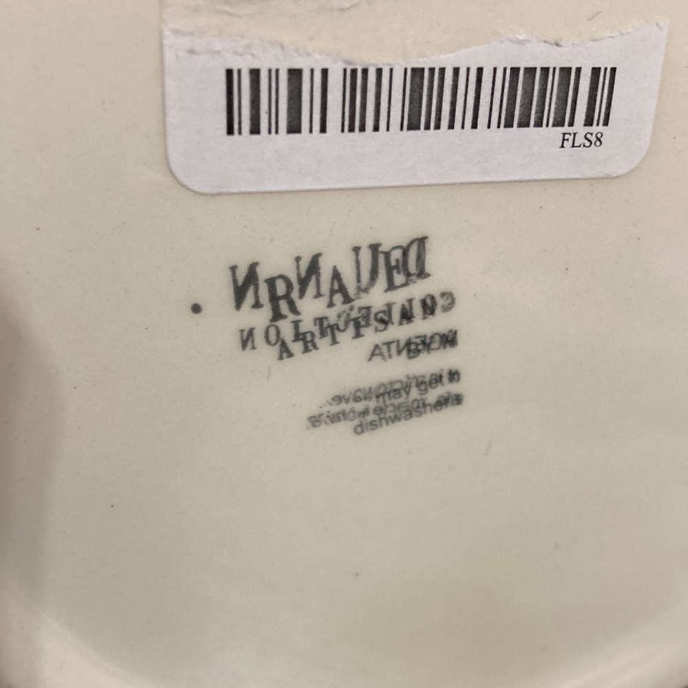 Rae Dunn YUM BUFFALO PLAID DIMPLED CERAMIC CANISTER W/RARE STAMPED MISPRINT - Picture 7 of 11